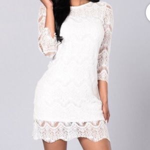 Fashion Nova Lace Dress Size Large